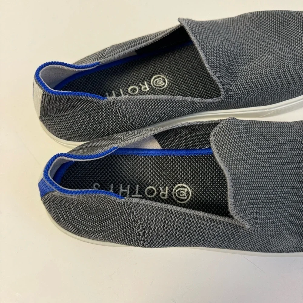 Rothy’s The Original Slip On Sneaker Black Flats Loafers Comfort Shoes Womens 10 - Picture 8 of 8